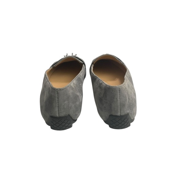 TALBOTS | FRANCESCA SUEDE DRIVING FLATS | Kendall Grey Size 7.5 - Picture 5 of 13